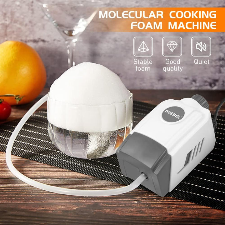 DUEBEL Molekulare Gastronomie Schaum Generator, Stufenlose Geschwindigkeit Regulierung Schaum Erzeug
