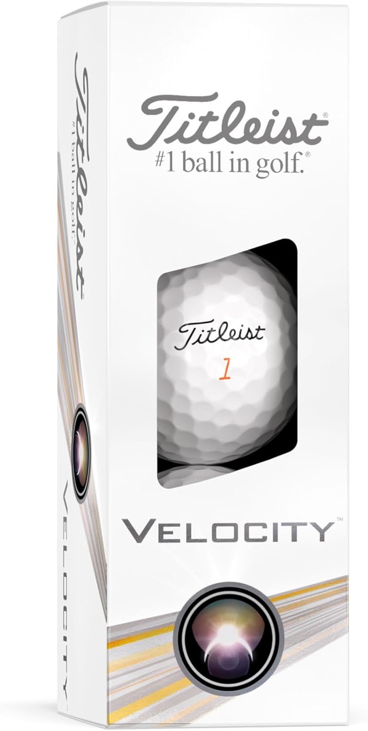 Titleist Velocity Golfball 42.67 millimeters Weiss, 42.67 millimeters Weiss