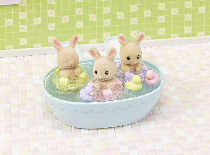 Sylvanian Families 5707 Triplets Baby Bathtime Set