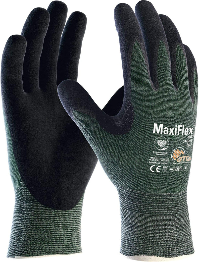 Schnitt-Schutzhandschuhe ATG MaxiFlex®Cut Arbeitshandschuhe Grösse 9 (L) | 5 Paar, 9