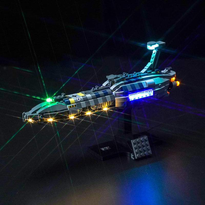 LocoLee Licht Kompatibel mit Lego Invisible Hand, Nur Lichter Set - Kein Modell, Licht BeleuchtungSe