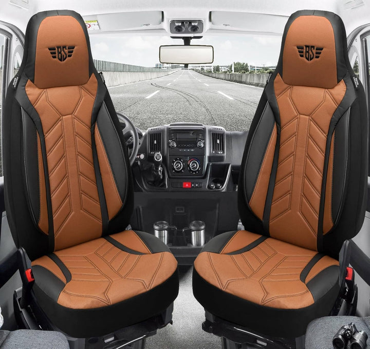 BREMER SITZBEZÜGE Mass Sitzbezüge Schonbezüge für Mercedes GLK X204 DPL511 DPL511 - Schwarz/Schokobr