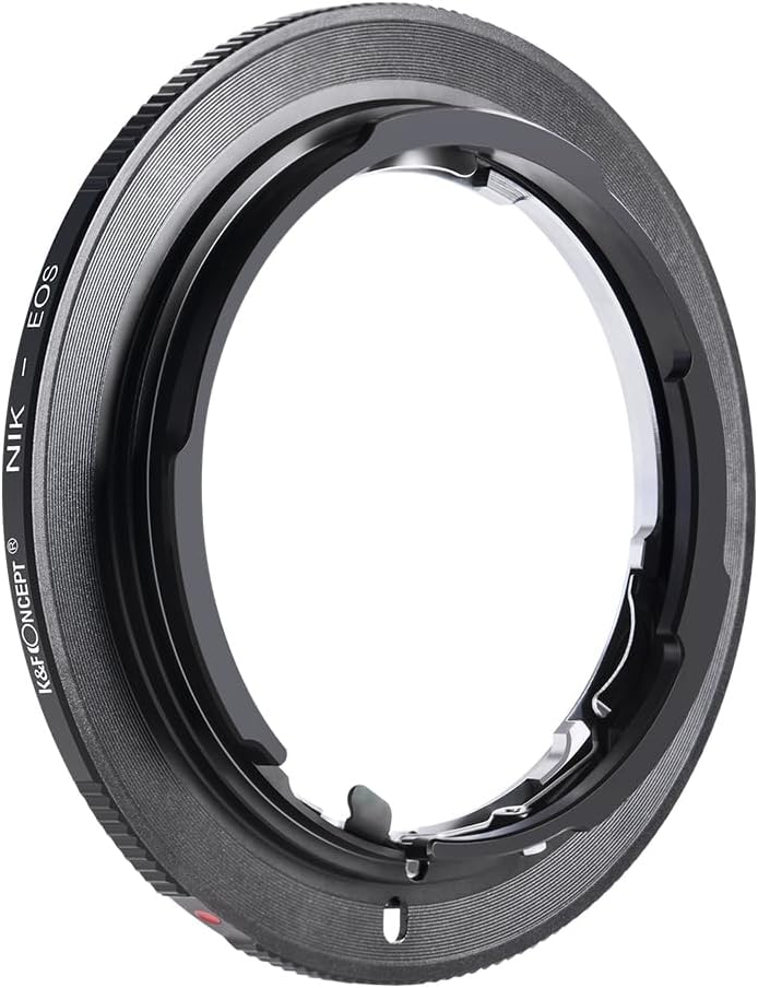 K&F Concept AI-EOS Objektivadapter für Nikon AI AI-S A, Canon EOS EF EF-S und für 60D 50D 550D 500D