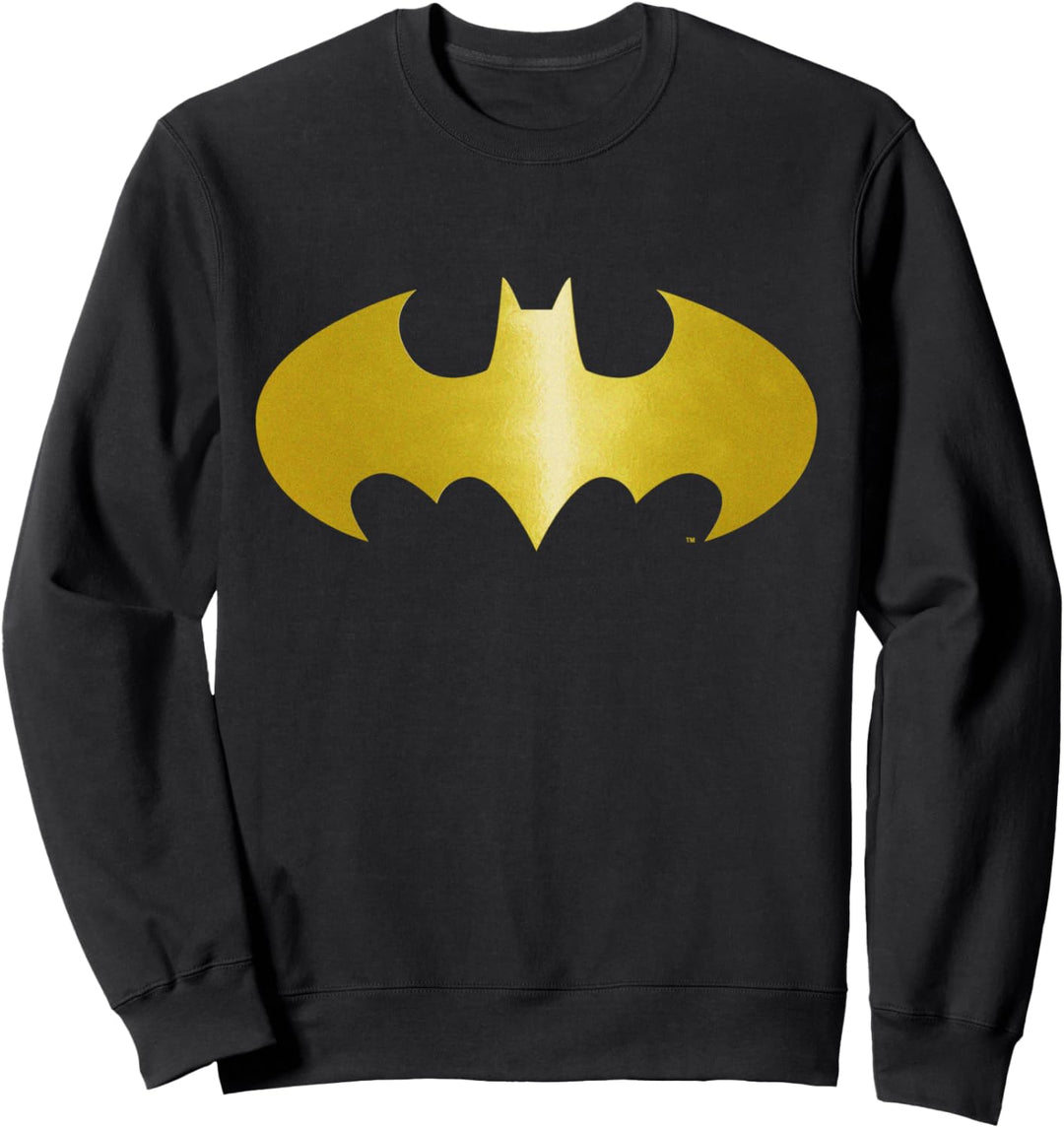 DC Batman-Logo, klassisch, metallisch Sweatshirt