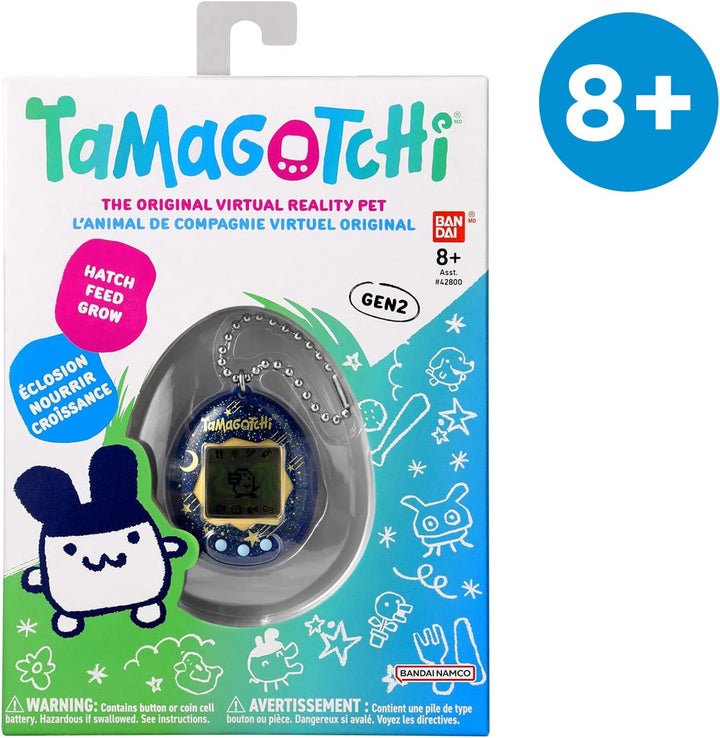 BANDAI - Tamagotchi - Tamagotchi original - Stary Night - virtuelles elektronisches Haustier - 42970