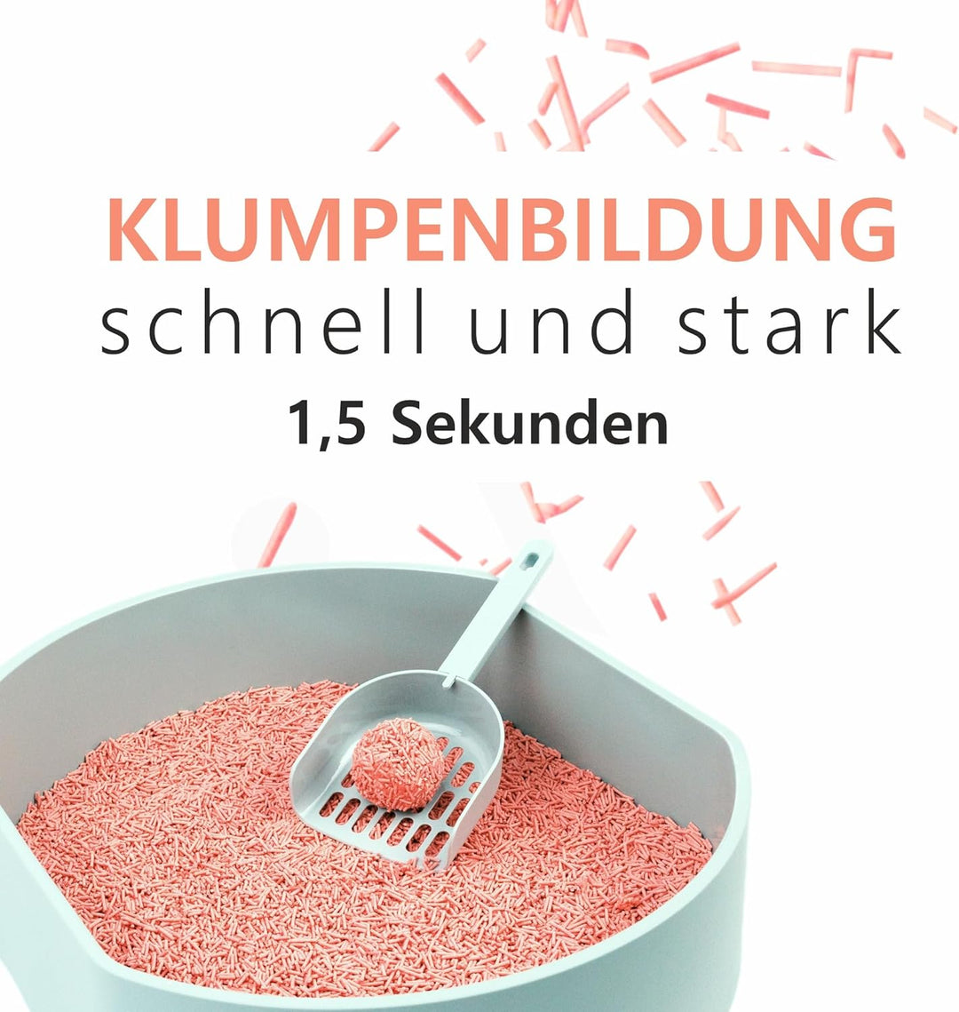 Tofu-Katzenstreu für Katzen (18L/7,5Kg) - Natürlich und biologisch abbaubar - Sofort klumpend, staub