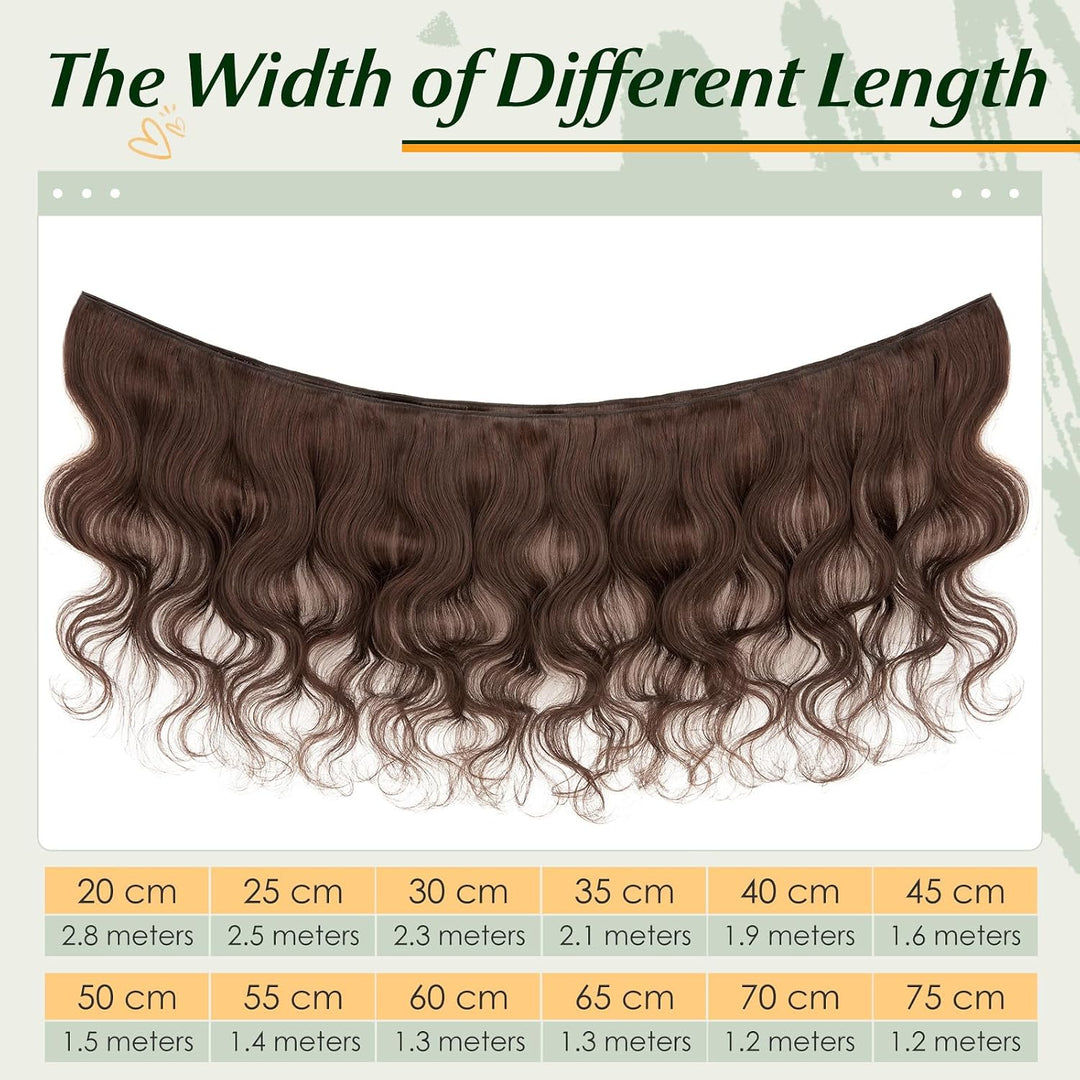 Elailite Haartressen Echthaar Sew in Bündel Hair Extensions Tressen Haarverlängerungen Brasilianisch