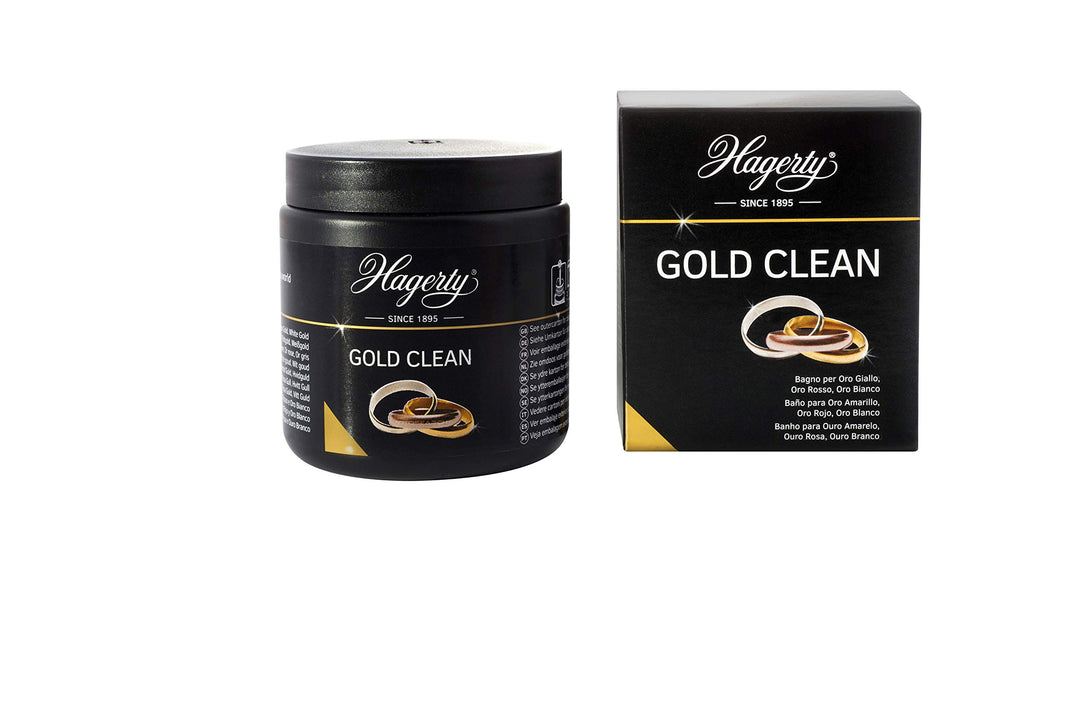 Hagerty Gold Clean Gold-Reinigungsbad 170 ml I Bad zur Reinigung von Gelb-, Weiss-, Rosa- und Rotgol