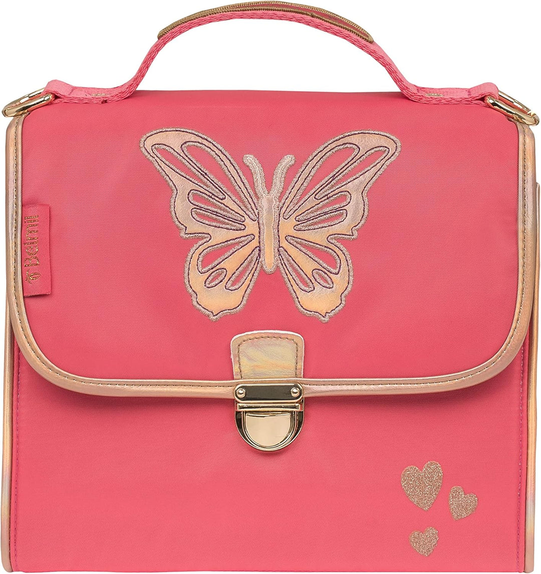 Belmil Premium Petite Kindergarten Schultertaschen Umhängetasche für Mädchen (305-51/P), Coral