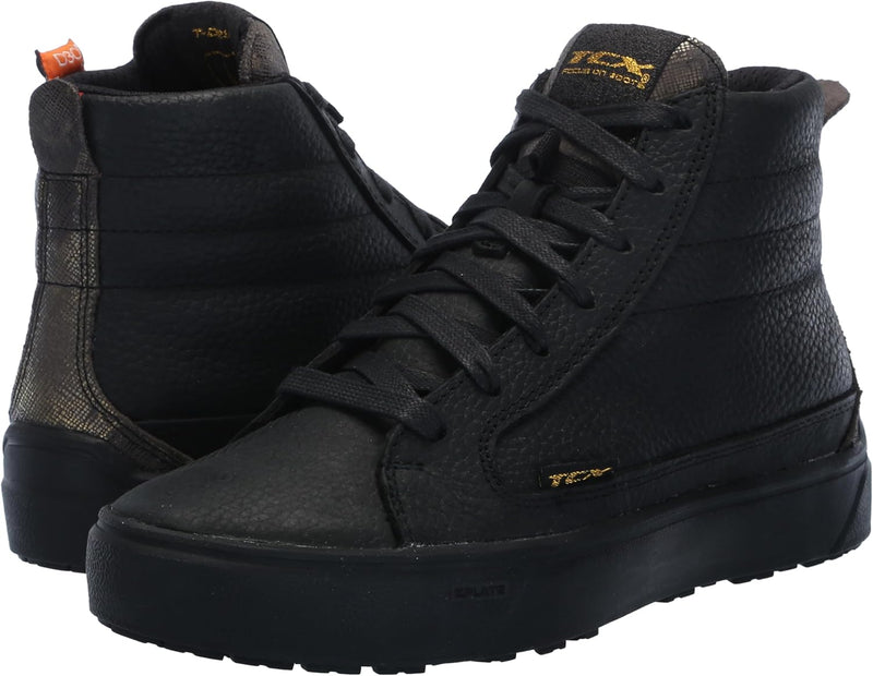 TCX Damen Street 3 Lady Wp wasserdichte Motorradschuhe 41 EU Schwarz Schwarz Gold, 41 EU Schwarz Sch