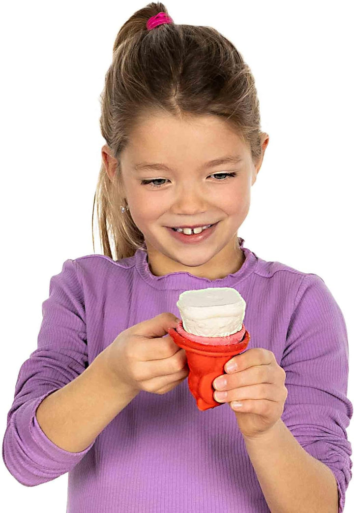 SES Creative 01288 Gips Giessen 3-in-1 Set - Blumen, Schmetterlinge und Katzen, Bastelset für Kinder