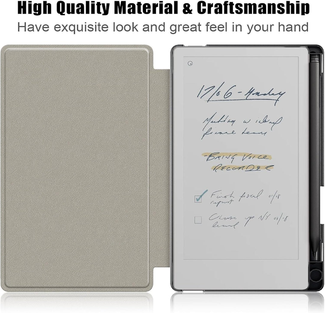 GIOPUEY Hülle Kompatibel mit Remarkable Paper Pro Move 7.3, Flip Case 360° Schutz - Aprikosenblume r