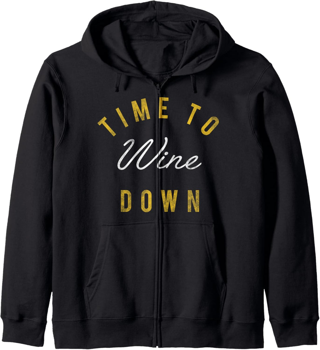 Trendy Time To Wine Down Kapuzenjacke