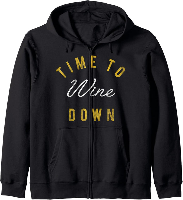 Trendy Time To Wine Down Kapuzenjacke
