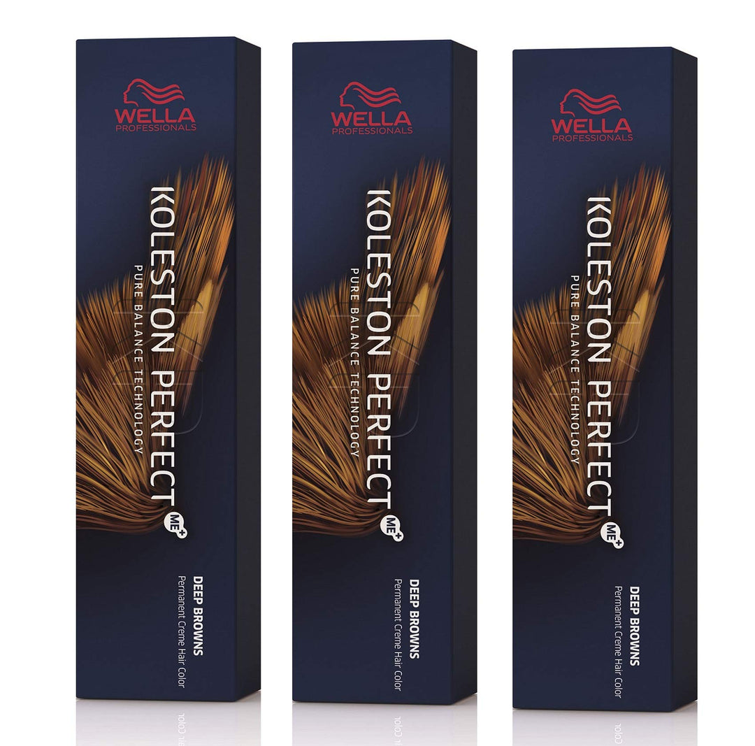 3er Wella Koleston Perfect ME+ 10/1 Hell Lichtblond Asch 60 ml