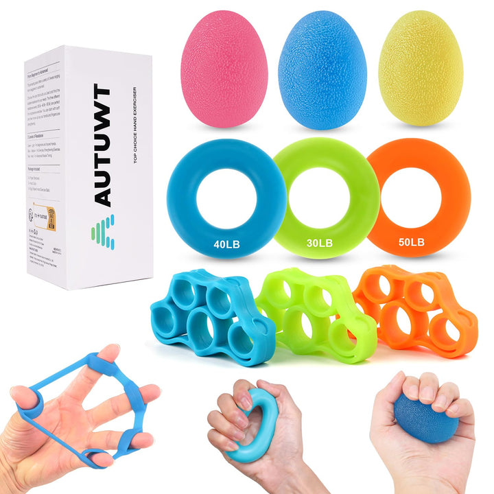 Premium Fingertrainer Klettern Ball Handtraining Handtrainer Set Hand Grip Trainer Strengthener Fing