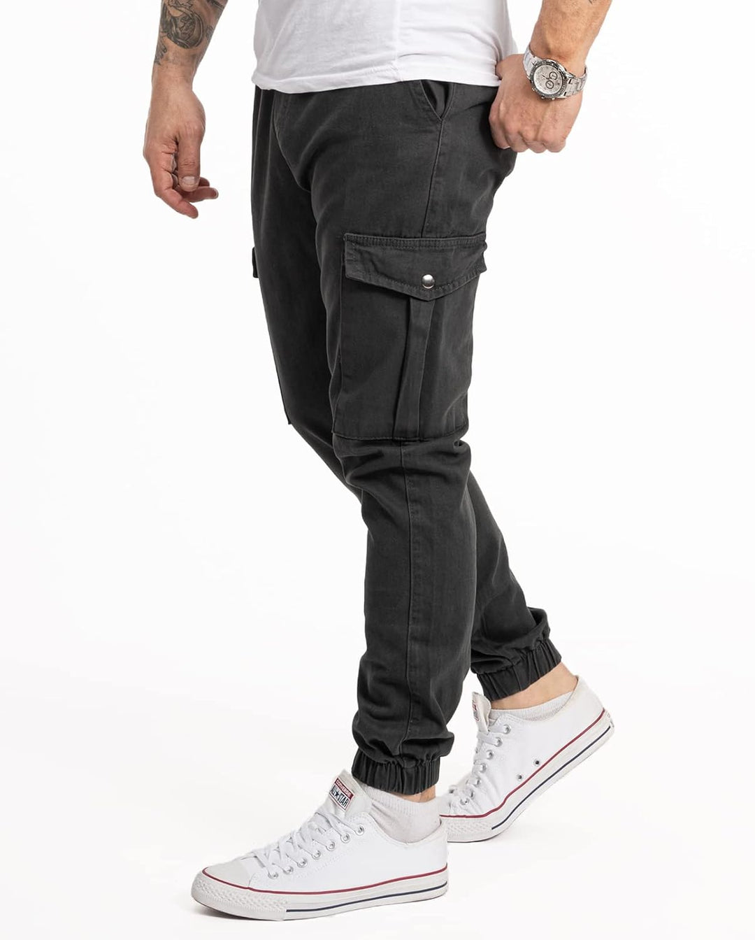 Rock Creek Herren Hose Cargohose RC-2356 29W / 30L Dunkelgrau, 29W / 30L Dunkelgrau