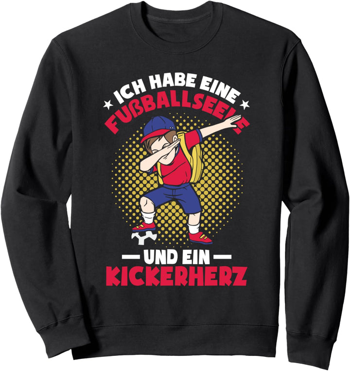 Fussballspieler Fussball Kinder Fussballer Sweatshirt