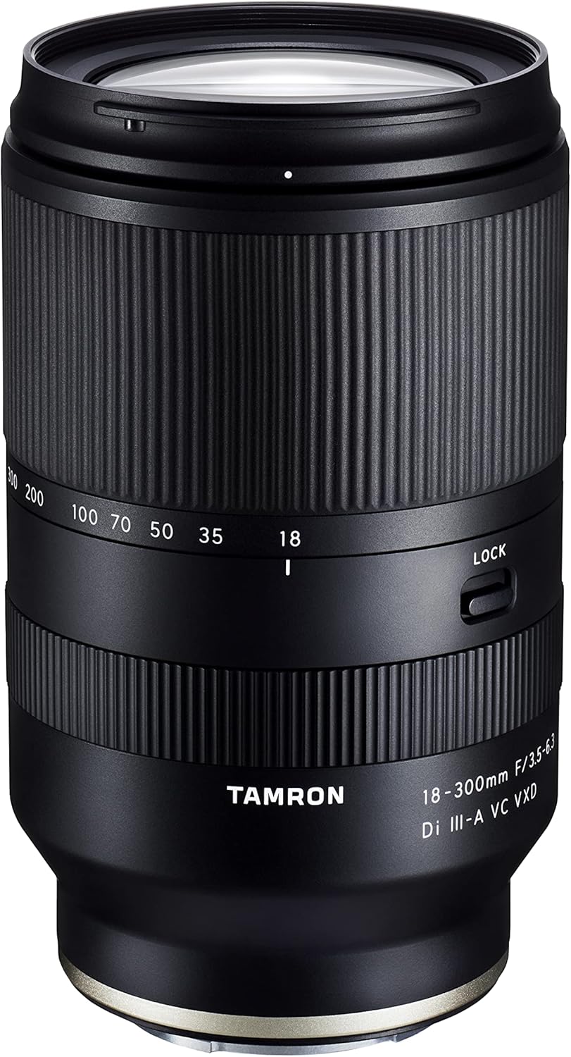 TAMRON B061S 18-300mm F/3.5-6.3 Di III-A VC VXD, Objektiv für Sony E-Mount (APS-C), schwarz & 17-70m