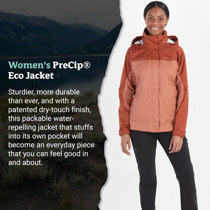Marmot Damen Precip Eco Jacke Regenjacke Hardshelljacke XL -23904 Sunburn / Auburn, XL -23904 Sunbur