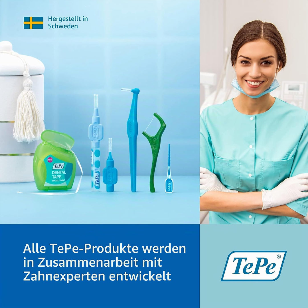 TePe Interdentalbürsten Original GRÜN 0,8 mm, 25 Stück Grün 25 stück (1er Pack), Grün 25 stück (1er