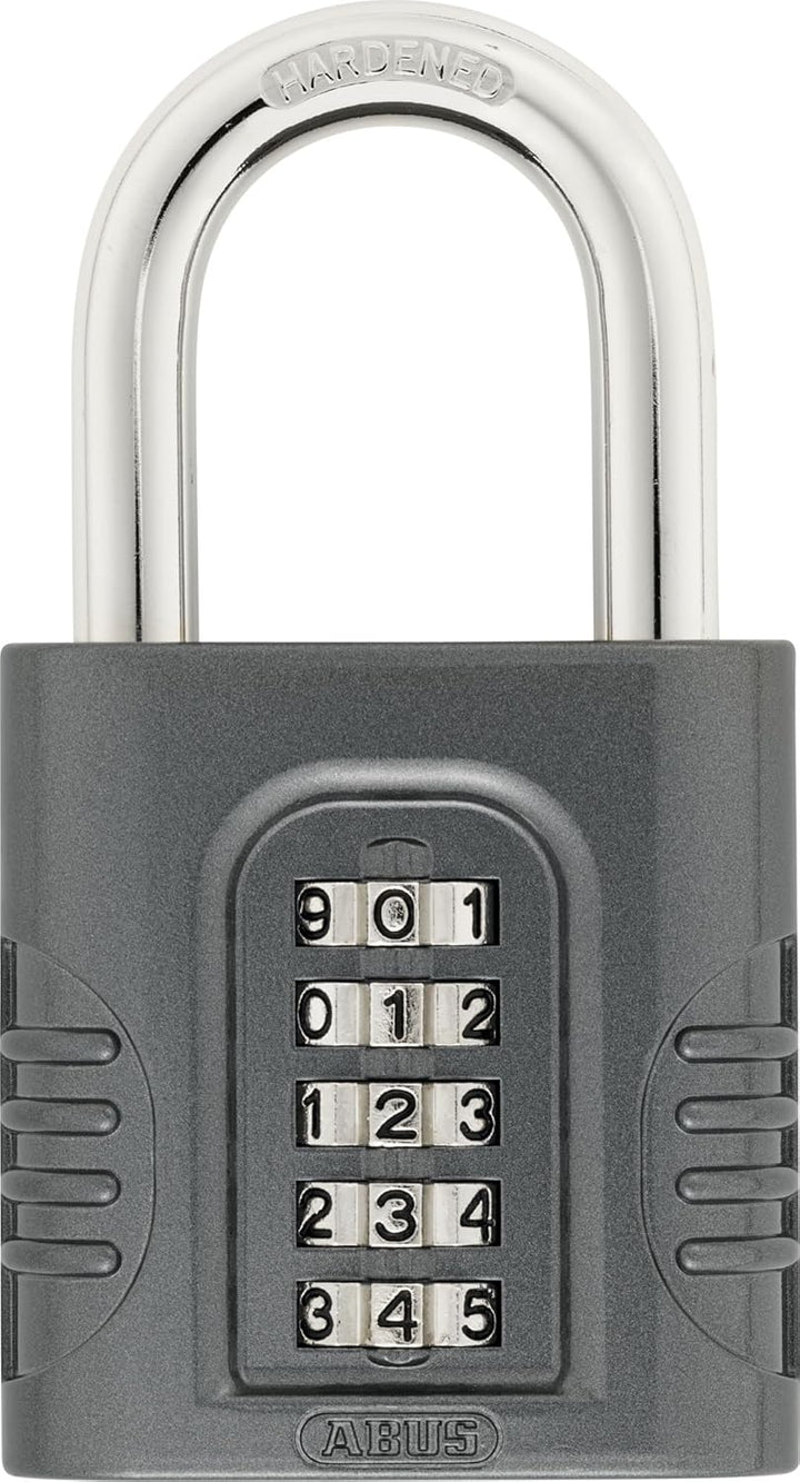 ABUS Zahlenschloss 158/65 - Vorhängeschloss mit Zinkgussdruck-Gehäuse - mit individuell einstellbare