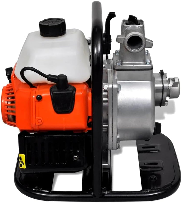 vidaXL Benzin Wasserpumpe Pumpe mit Reversierstarter 25mm Schlauchdurchmesser Schmutzwasserpumpe 40,