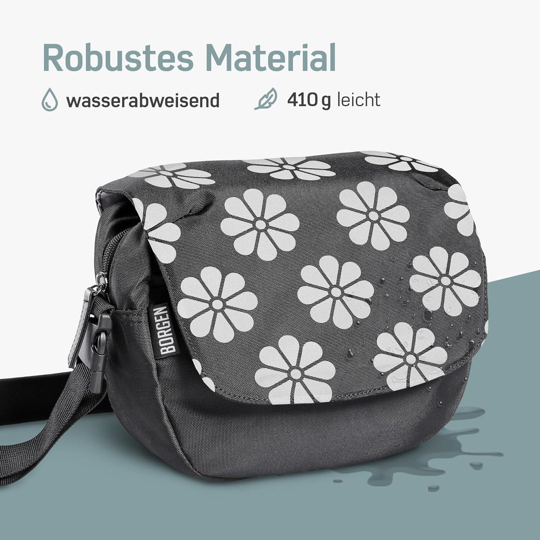Borgen KLICKfix Lenkertasche Fahrrad - Wasserabweisende und geräumige Fahrrad Lenkertasche 5 L - Fah