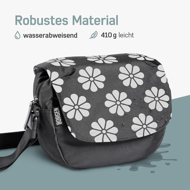 Borgen KLICKfix Lenkertasche Fahrrad - Wasserabweisende und geräumige Fahrrad Lenkertasche 5 L - Fah