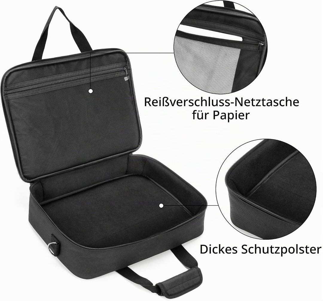 samdew Aufbewahrungs Tasche für Mobile Drucker, Kompatibel mit HP Tango/Tango X, HP Officejet 250/20