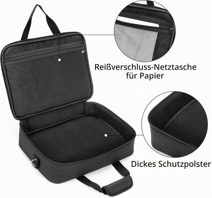 samdew Aufbewahrungs Tasche für Mobile Drucker, Kompatibel mit HP Tango/Tango X, HP Officejet 250/20