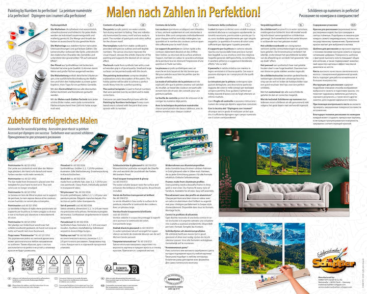 Schipper 609260760 Malen nach Zahlen - St. Magdalena in Südtirol - Bilder malen für Erwachsene, inkl