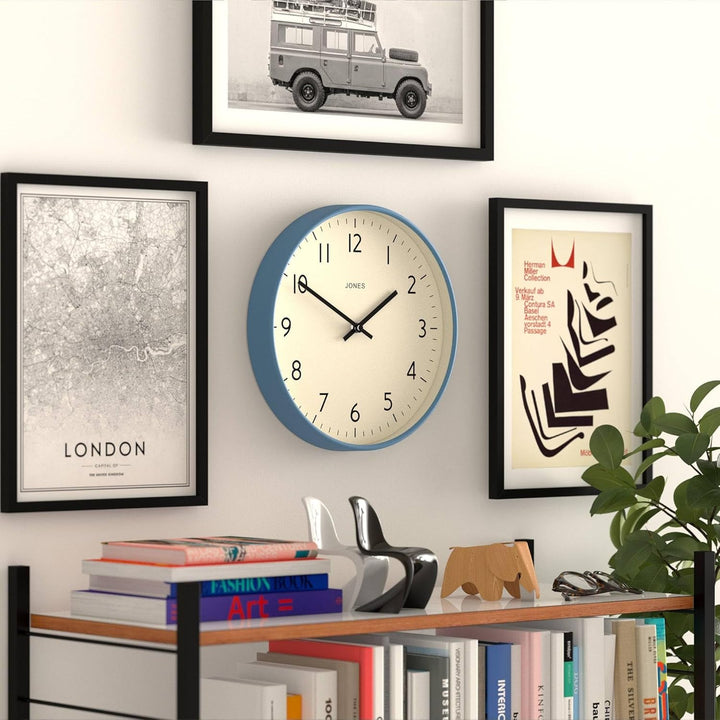 JONES CLOCKS® Studio Runde Wanduhr – Runde Uhr – Moderne Uhr – Designer Wand Uhren – Küchenuhr – Woh