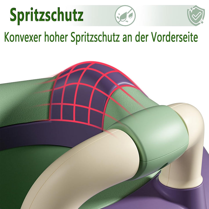 Aufun Töpfchen Baby Toilette Toilettensitz, Baby Potty, Toilettentrainer mit Griffe für Kleinkinder,