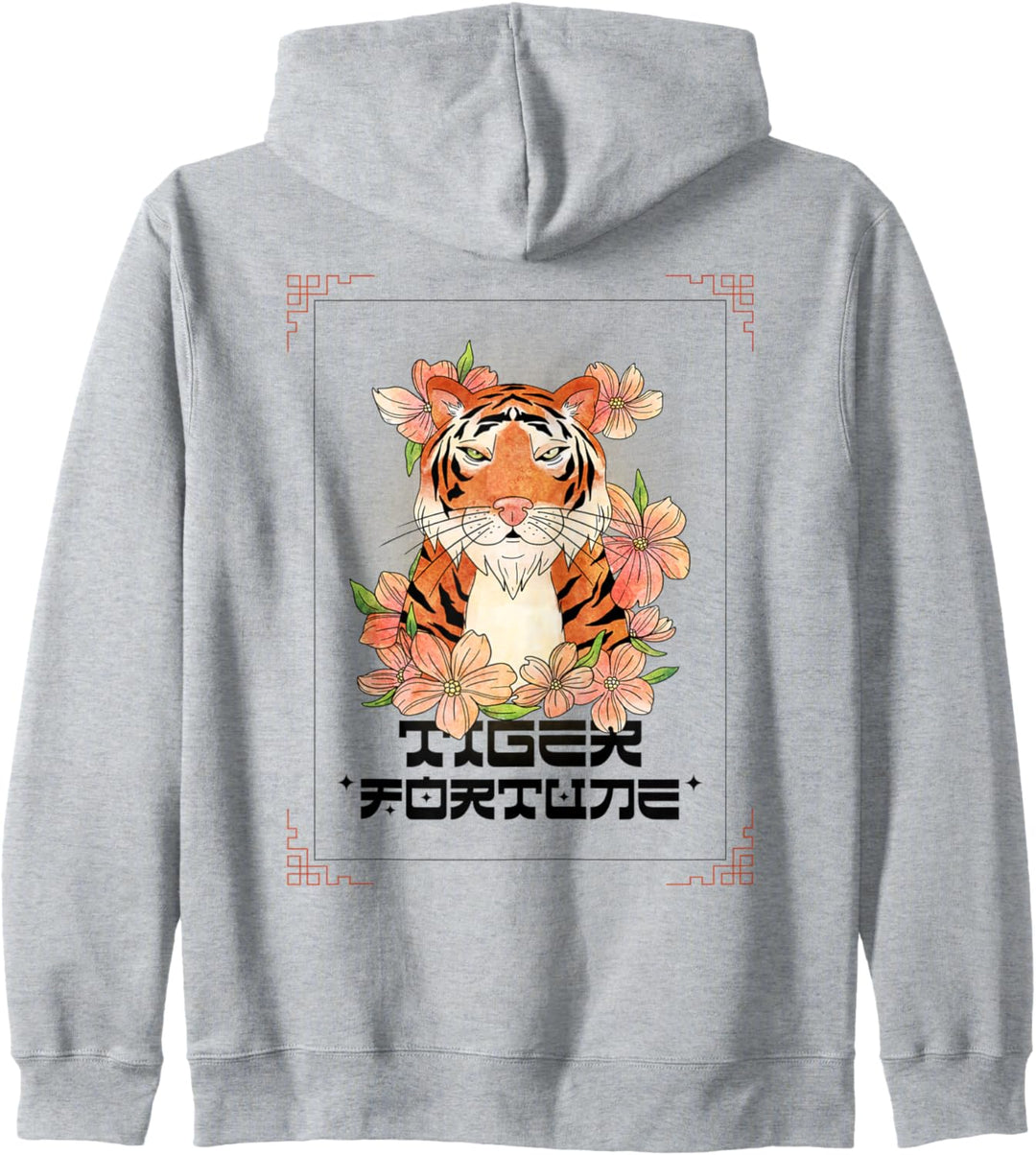 Chinesisches Mond-Symbol Neujahr des Tigers Kapuzenjacke