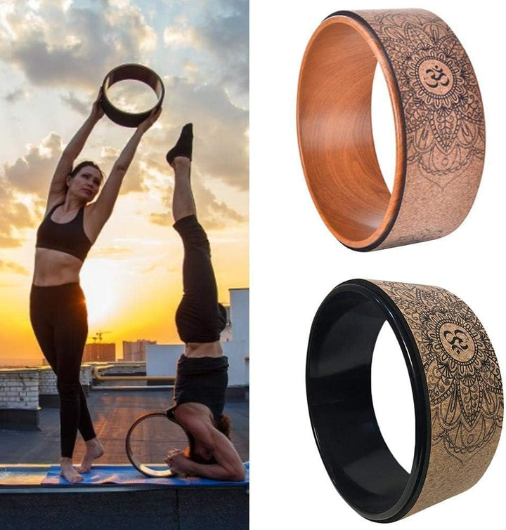 Yoga Wheel, Yoga Wheel - das stärkste und bequemste Dharma Yoga Stützrad für Yoga-Stellungen, perfek