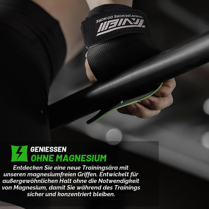 TAVIEW Cross Training Quad Ultra Magnesiumfreie Handschuhe I Gewichtheberhandschuhe I Für Crosstrain