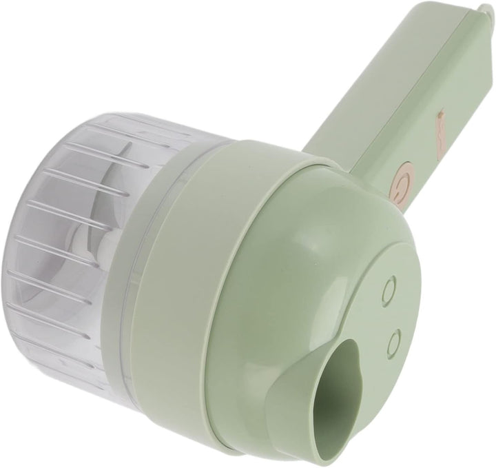 ciciglow 4 in 1 Gemüseschneider Elektrisch, elektrischer Gemüseschneider, Knoblauchhacker, multifunk