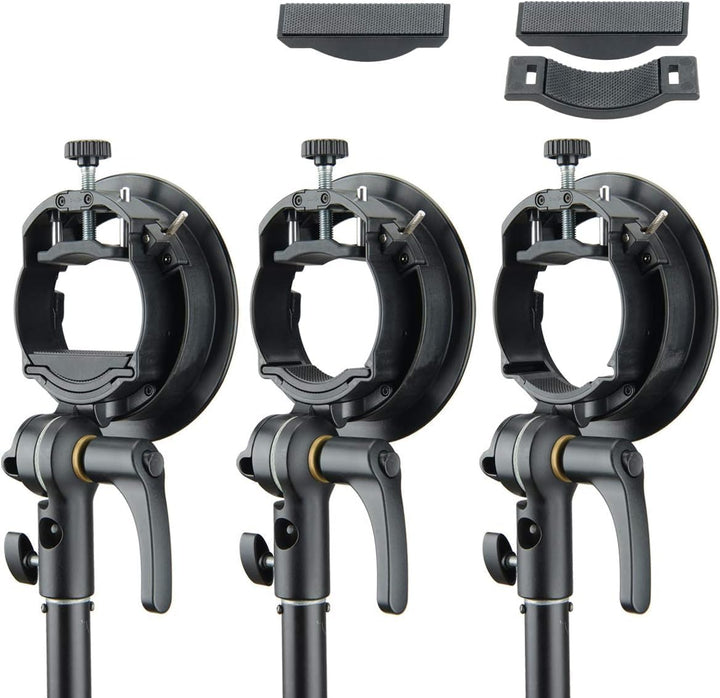 Godox S2 Speedlite S-Type Halterung Bowens Mount Blitzhalter für Godox V1 AD200Pro AD400Pro AD200 AD