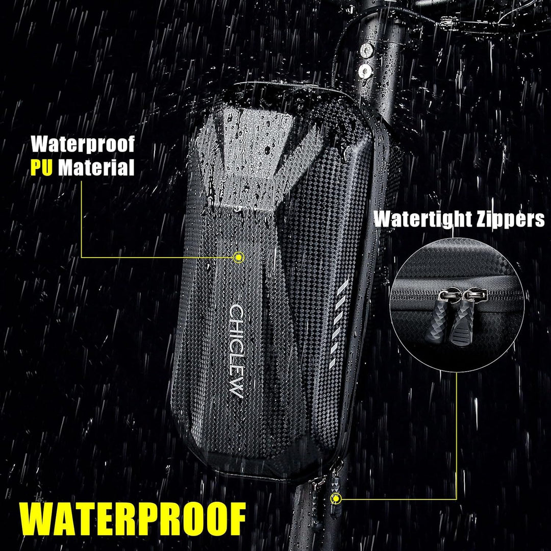 CHICLEW 3L Grosse Kapazität Scooter Tasche, Schnellverschluss Tragbare Tasche E Scooter, wasserdicht