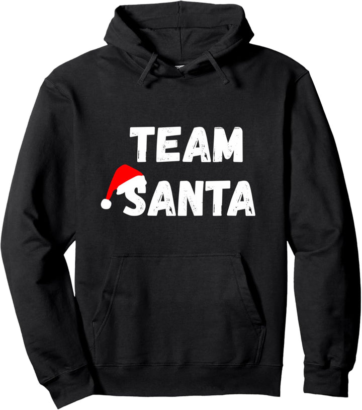 Team Santa Claus Weihnachtsfeier Weihnachten Xmas Gruppen Pullover Hoodie