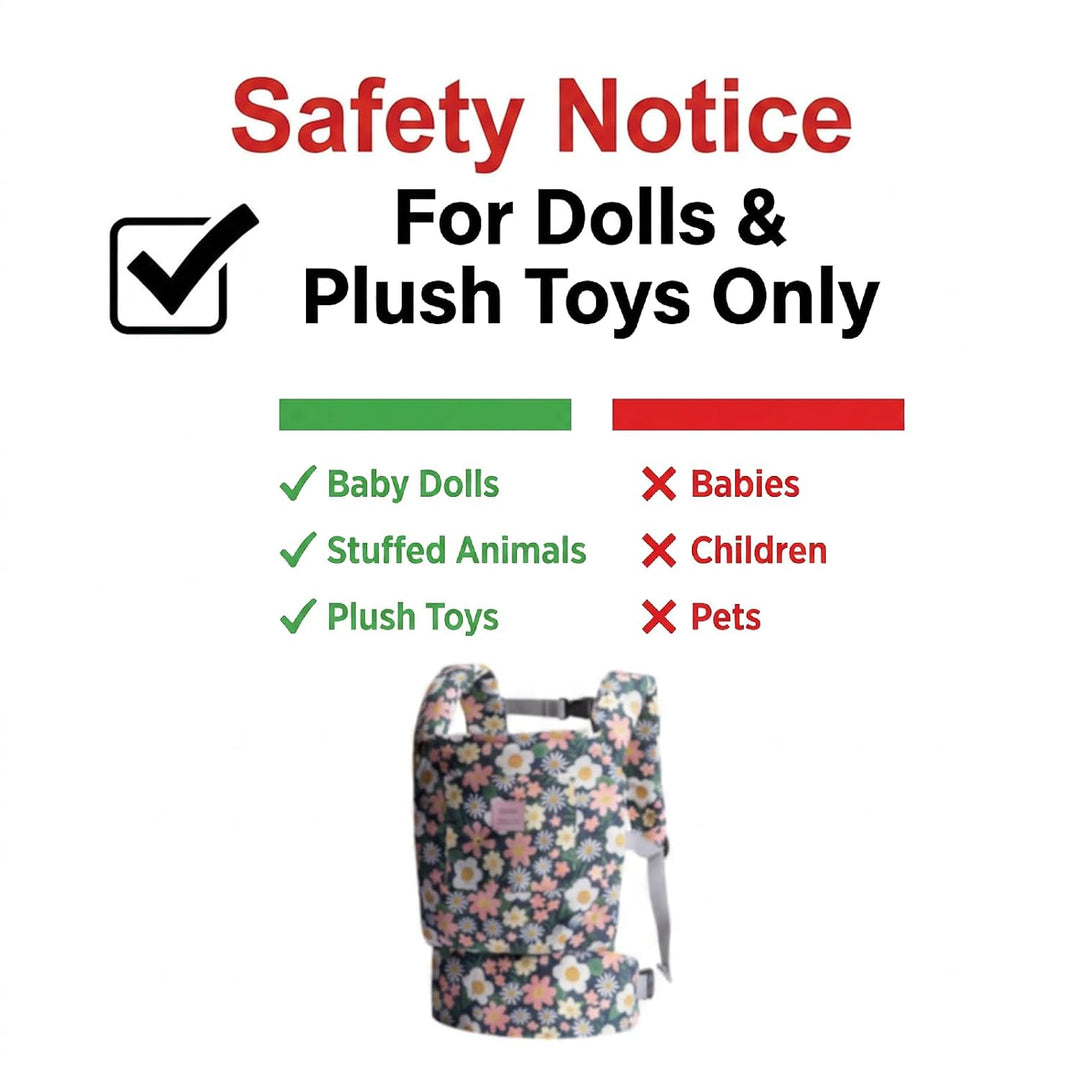 Bebamour Puppentrage für Mädchen, 3 in 1 weiches Tragetuch für Kinder, 100% Baumwolle Puppenzubehör(