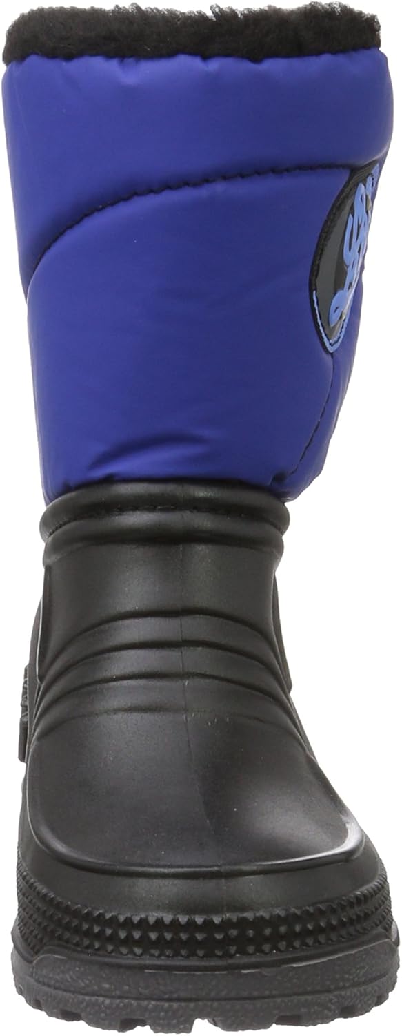 Lico Unisex Kinder Terra Gummistiefel 25 EU Schwarz Blau, 25 EU Schwarz Blau