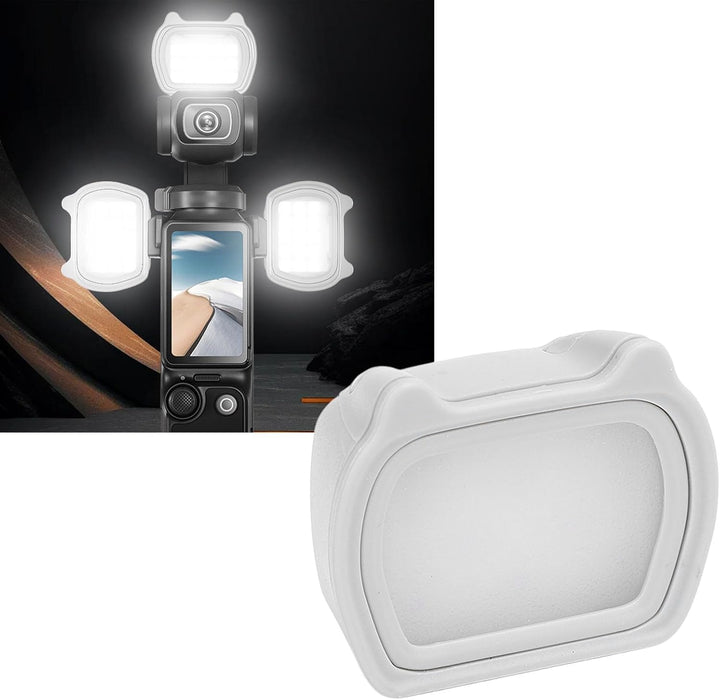Magnetisches Fülllicht für 3, Action-Kamera-Vlogging-Licht, Angepasste 3 Lichtmodi, Wiederaufladbare