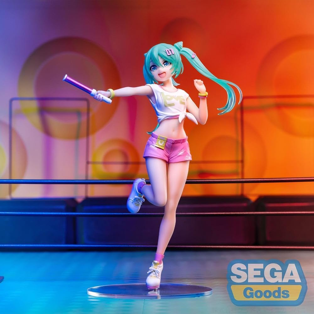 SEGA GOODS Hatsune Miku – Hatsune Miku Live Cheering – Figur Luminasta 20 cm