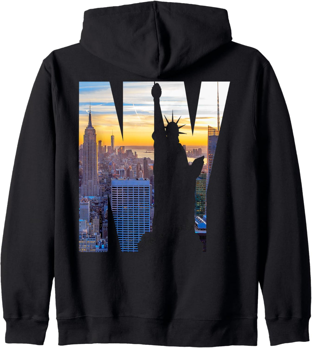 ESB Empire State Building New York City NYC USA Top Rock NY Kapuzenjacke