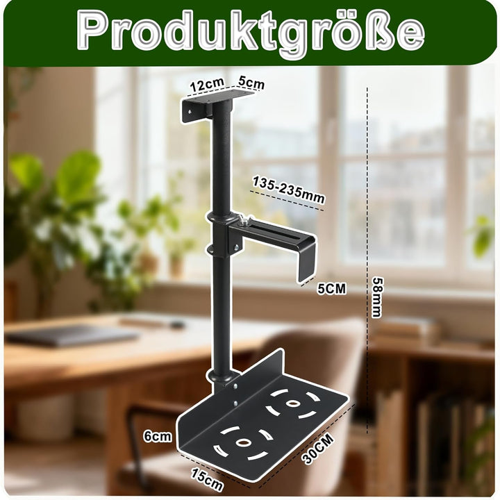 STEEIRO PC Halterung Unter Schreibtisch, Heavy Duty PC Halterung, Computergehäuse-Halterung bis zu 3