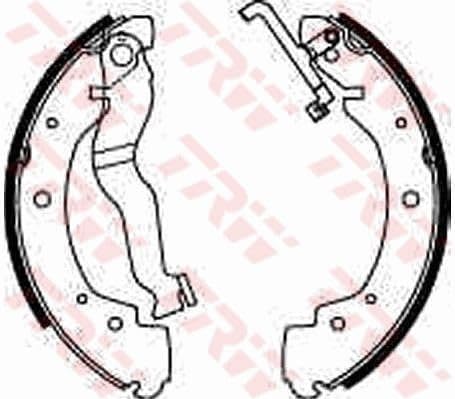 TRW BK1519 Bremsbackensatz