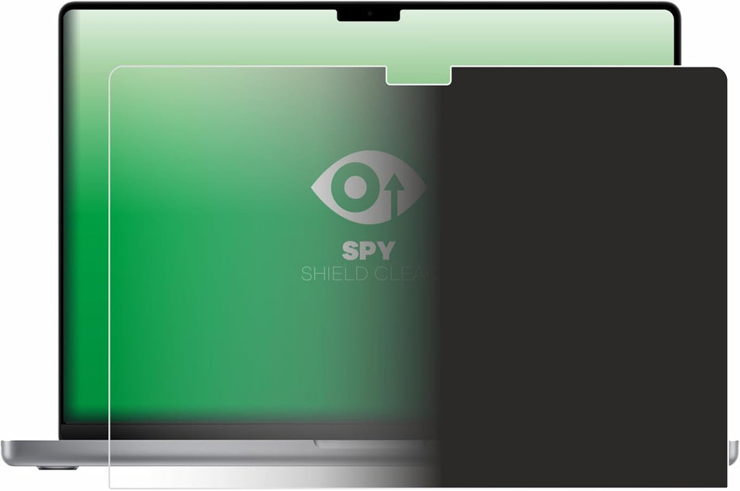 upscreen Anti-Spy Blickschutzfolie für Apple MacBook Pro 16" 2021 Made in Germany, Privacy Displaysc