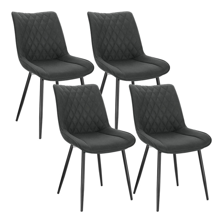 WOLTU 4 x Esszimmerstühle 4er Set Esszimmerstuhl Küchenstuhl Polsterstuhl Design Stuhl mit Rückenleh